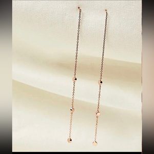 La Meno Treasure Earrings Rose Gold